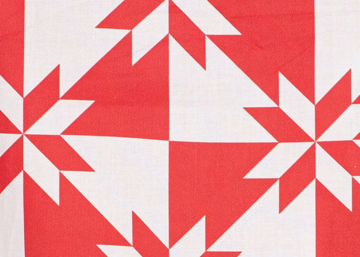 Cotton - Hunter's Star Red Cotton - Hunter's Star Red