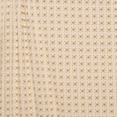 Cotton Seersucker - Gold and White Check 5-125-10