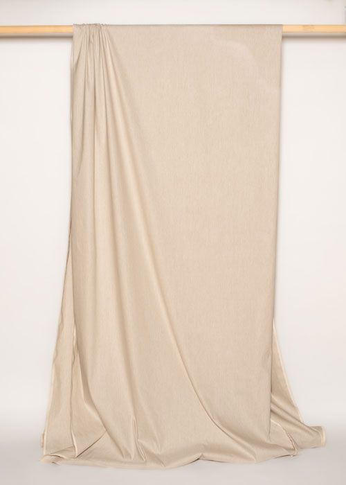 Viscose/Linen Stretch - Light Oatmeal Viscose/Linen Stretch - Light Oatmeal