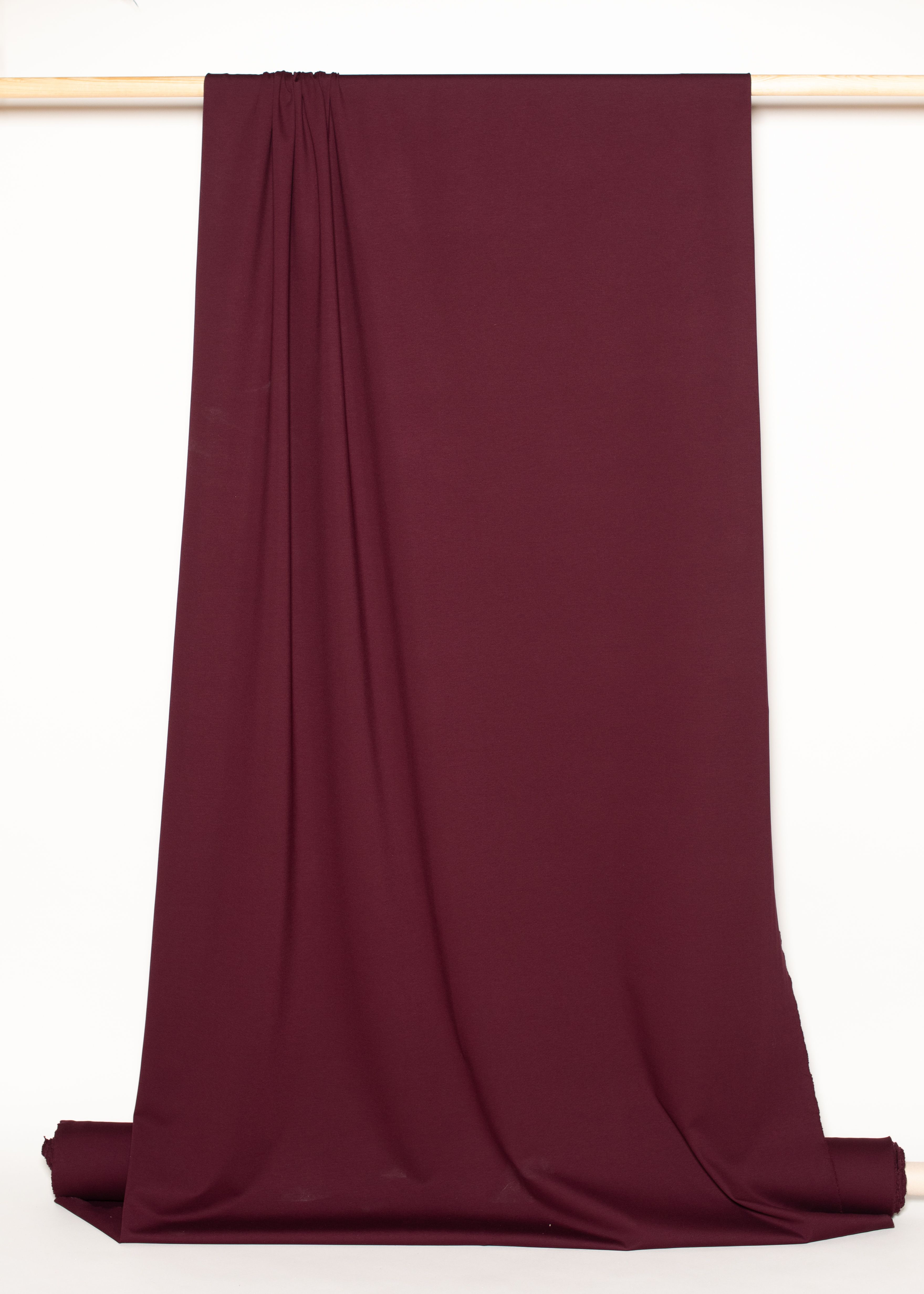 Ponte Knit - Burgundy Ponte Knit - Burgundy