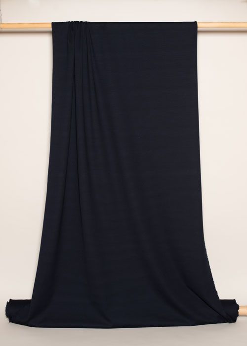 Textured Ponte Knit - Navy