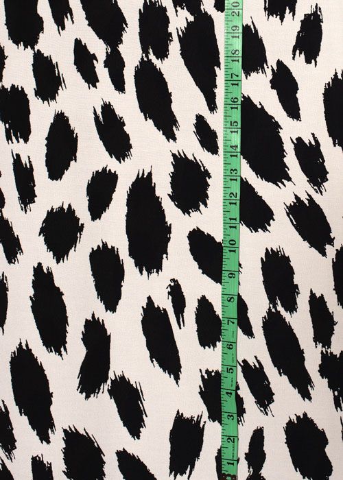 Viscose Crepe - Snow Leopard Viscose Crepe - Snow Leopard