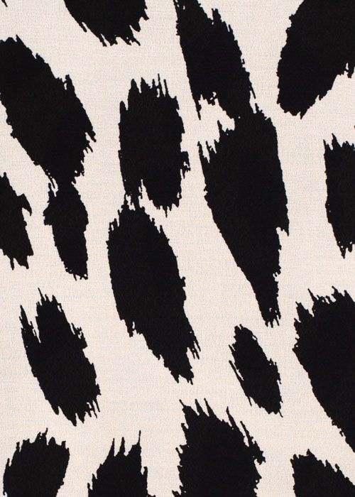 Viscose Crepe - Snow Leopard Viscose Crepe - Snow Leopard