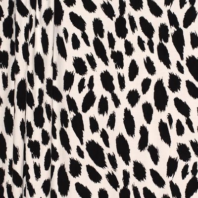 Viscose Crepe - Snow Leopard 5-325-14