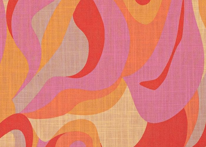 Cotton/Linen - Psychedelic Swirl Cotton/Linen - Psychedelic Swirl