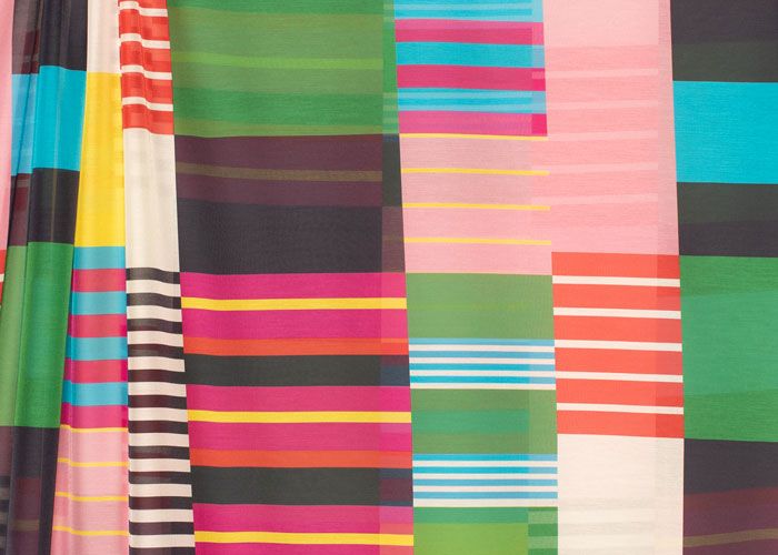 Silk/Cotton Voile - Bright Blocks Silk/Cotton Voile - Bright Blocks