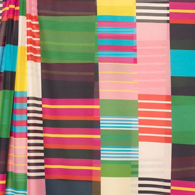 Silk/Cotton Voile - Bright Blocks 5-325-18