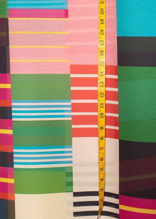 Silk/Cotton Voile - Bright Blocks Silk/Cotton Voile - Bright Blocks