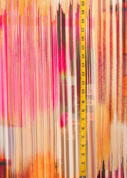 Viscose Crepe - Sunset Stripe Viscose Crepe - Sunset Stripe