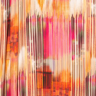 Viscose Crepe - Sunset Stripe 5-325-19