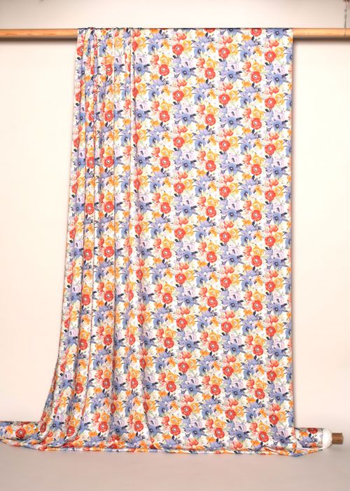 Rayon - Poppy Bouquet Rayon - Poppy Bouquet