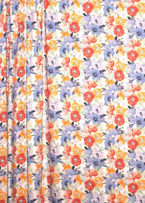 Rayon - Poppy Bouquet Rayon - Poppy Bouquet