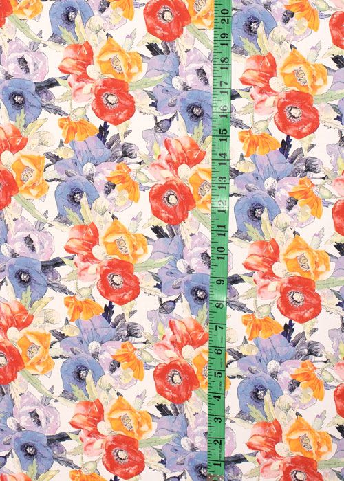 Rayon - Poppy Bouquet Rayon - Poppy Bouquet