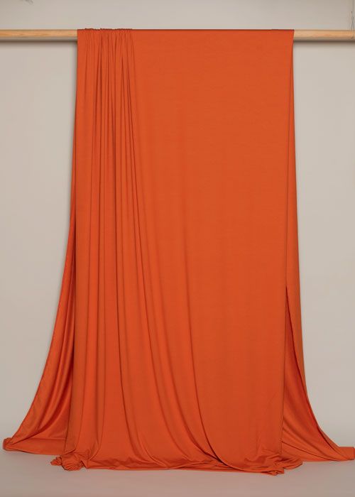Jersey Knit Viscose - Burnt Orange Jersey Knit Viscose - Burnt Orange