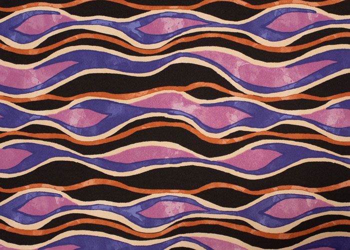 Polyester - Purple Waves Polyester - Purple Waves