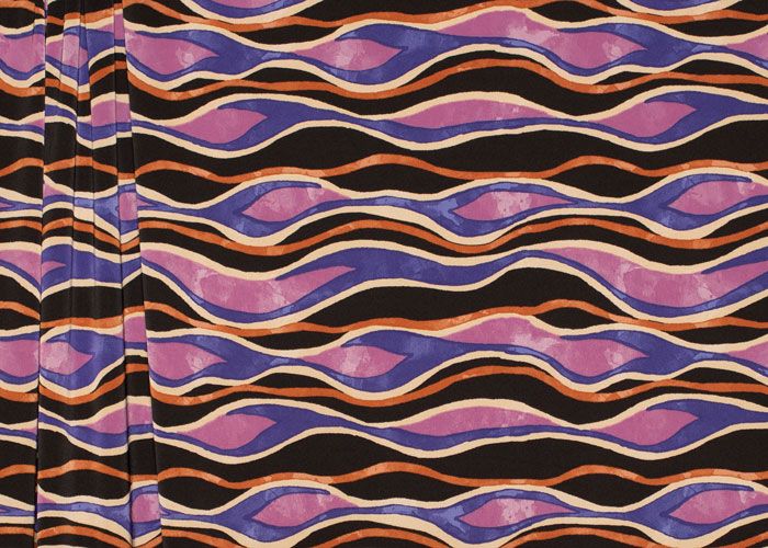 Polyester - Purple Waves Polyester - Purple Waves