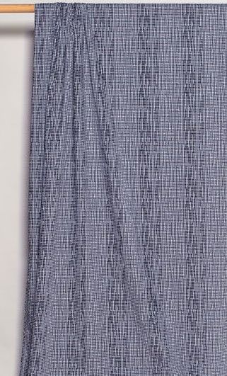 Cotton Slub Stretch - Navy & White Gingham Cotton Slub Stretch - Navy & White Gingham