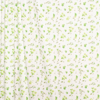 Cotton - Ghost Stripe Green Floral 5-525-12
