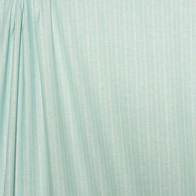Hemp/Organic Cotton Chambray Stripe - Duck Egg 33-625-1