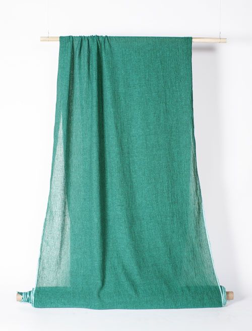 Crinkled Linen/Poly - Miami Vice