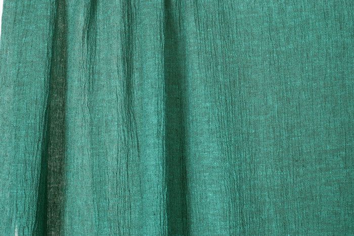 Crinkled Linen/Poly - Miami Vice