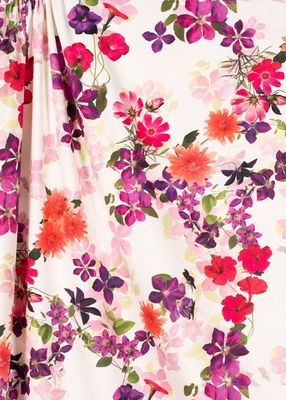 Cotton Corduroy - Cosmos, Clematis, & Dahlias, Oh My! 5-725-12-FX