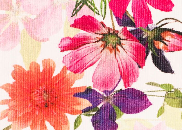 Cotton Corduroy - Cosmos, Clematis, & Dahlias, Oh My! Cotton Corduroy - Cosmos, Clematis, & Dahlias, Oh My!