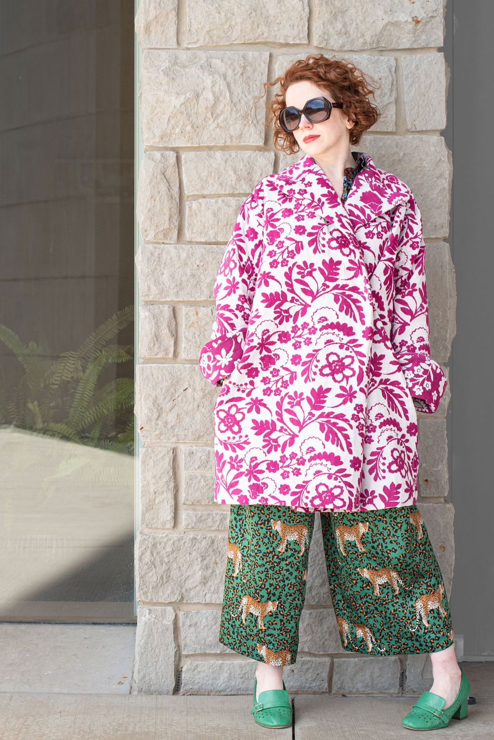 The Carnelian Coat work with the West End Pants. 