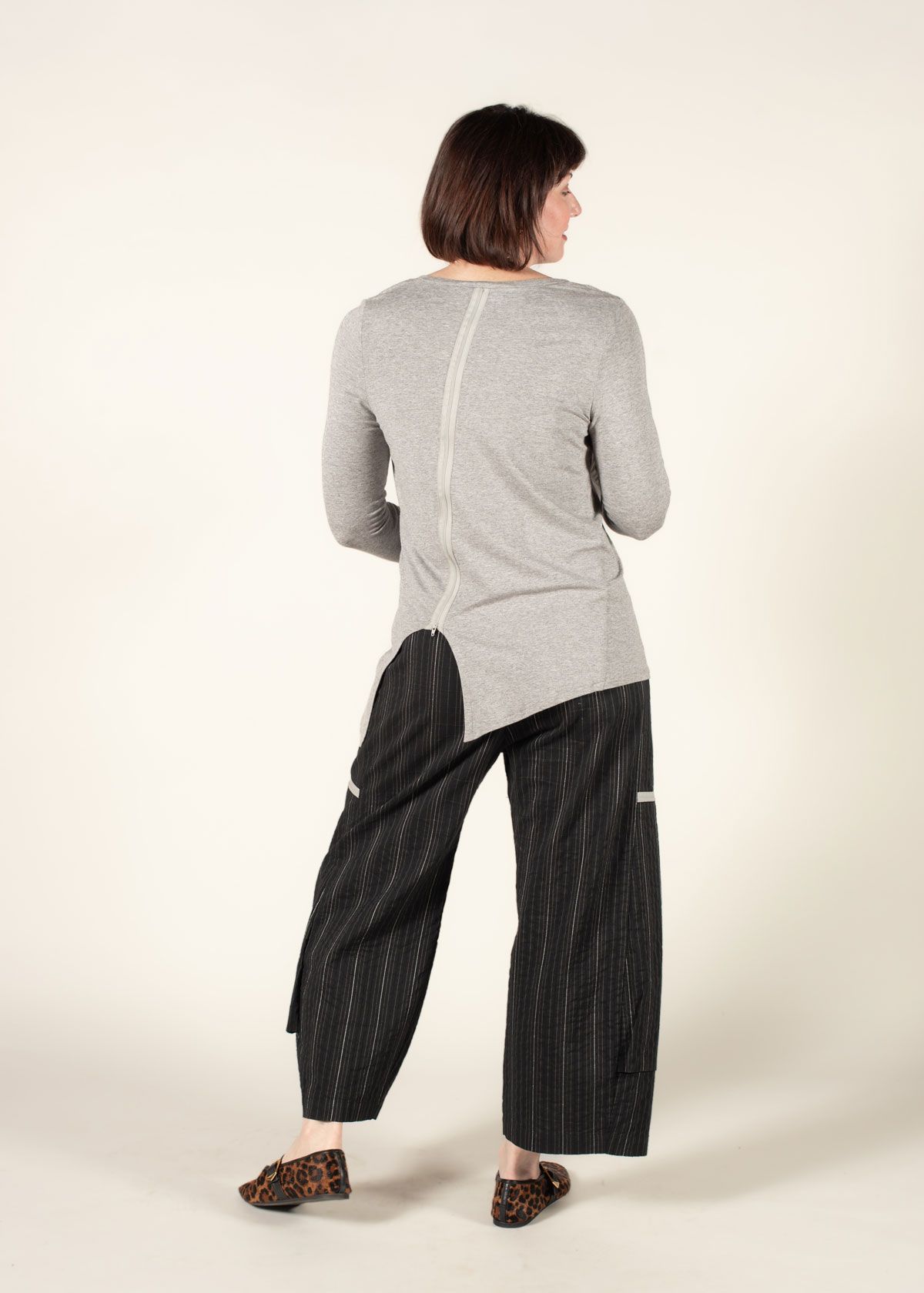 The Olive Top with the Trio Pants