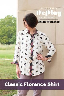 Classic Florence Shirt Sew Confident! Online Workshop SC0923