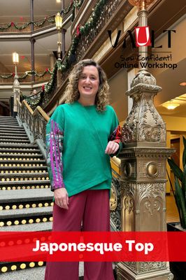 Japonesque Top Sew Confident! Online Workshop JTSC24