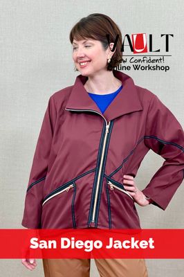 San Diego Jacket Sew Confident! Online Workshop SC24SDJ