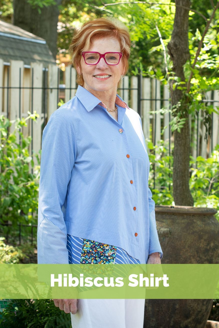 Hibiscus Shirt Sew Confident! Online Workshop