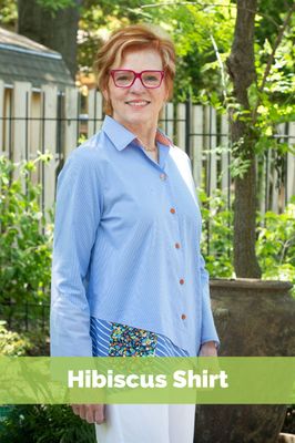 Hibiscus Shirt Sew Confident! Online Workshop SC0621