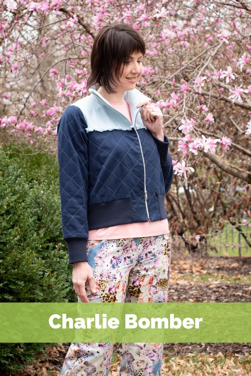 Charlie Bomber Jacket Sew Confident! Online Workshop