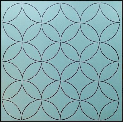 Orange Peel Stencil 12" OPS