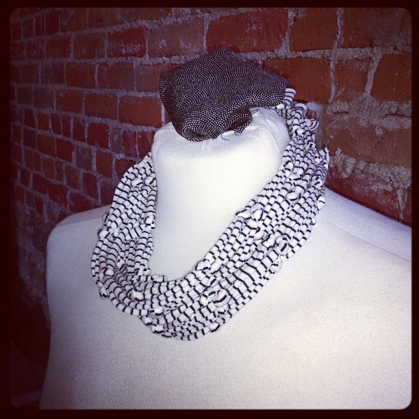 Stripe Knotted Scarf