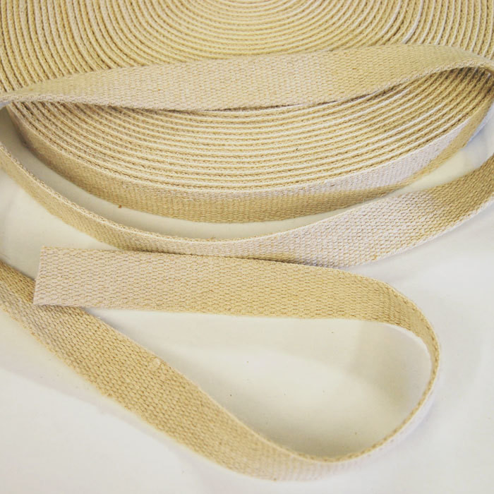 Organic Webbing - Natural