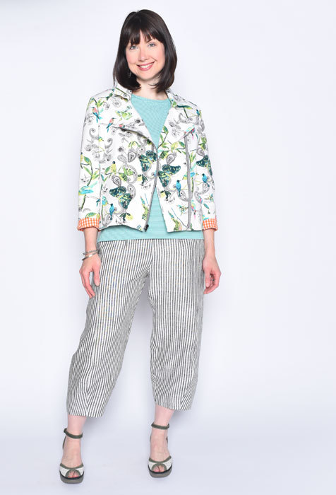 The Brando Jacket in cotton canvas  worn with the Picasso Pants. 