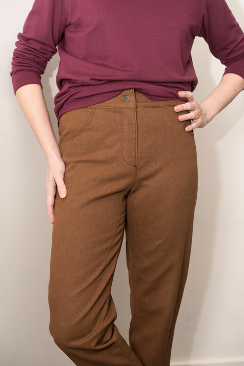 Front view of the Getaway Jeans. Front view of the Getaway Jeans.