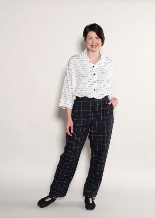 The Hollywood Pants worn with the London Shirt. 
