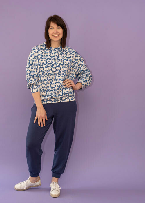 Jersey Knit Cotton/Spandex - Dark Ocean Blue
