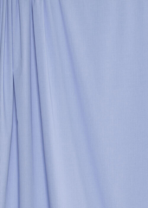 Cotton Shirting – Blue &amp; White Graph Check