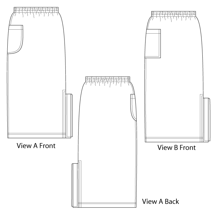 Oasis Skirt View A & B