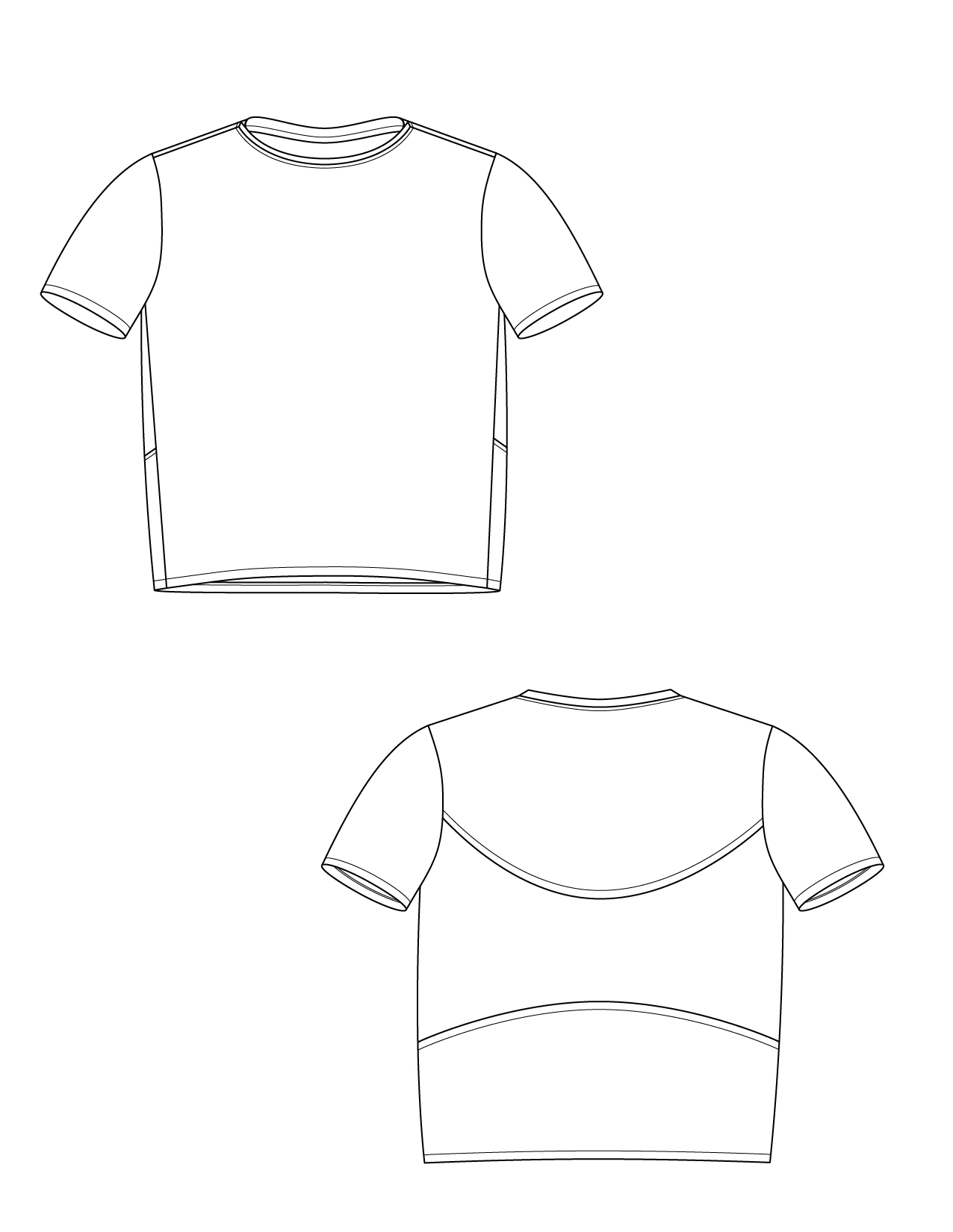 Crane St. Tee PDF Pattern (Download) Crane St. Tee PDF Pattern (Download)