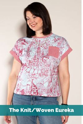 The Knit/Woven Eureka Top Tutorial 722EUTO