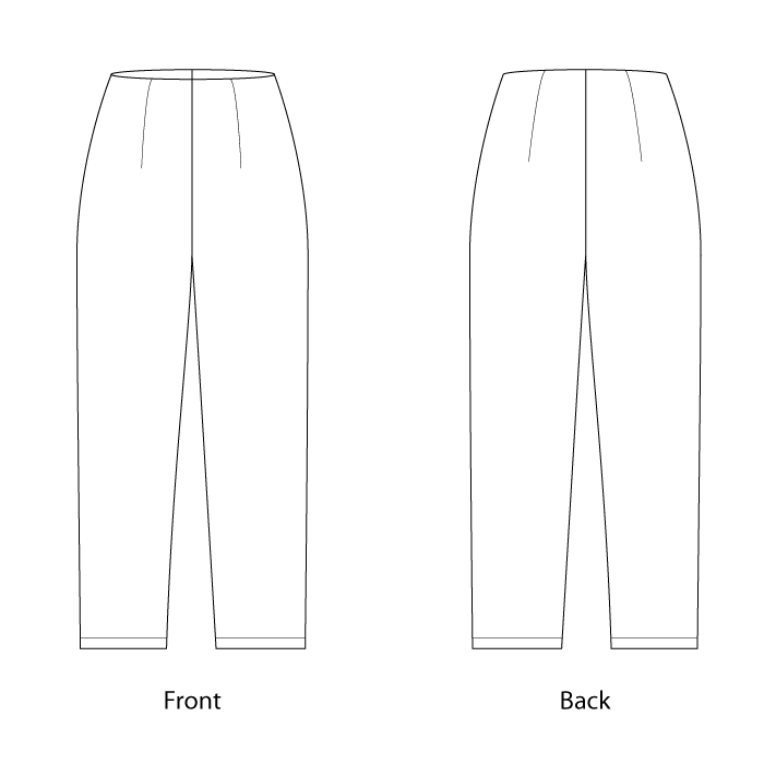 Pants Front & Back Pants Front & Back