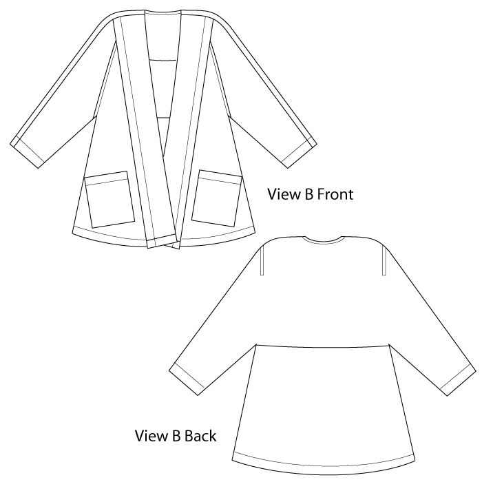 Haiku Two Jacket PDF Pattern (Download)