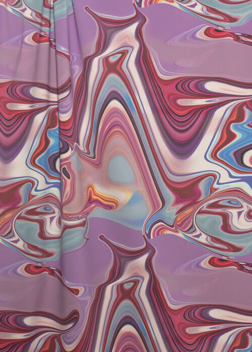 Poly/Lycra - Lilac Marble