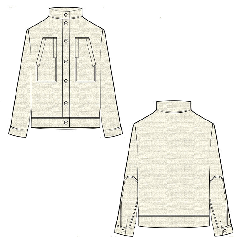 Day Jacket PDF Pattern Sizes XS - 5X (Download) Day Jacket PDF Pattern Sizes XS - 5X (Download)